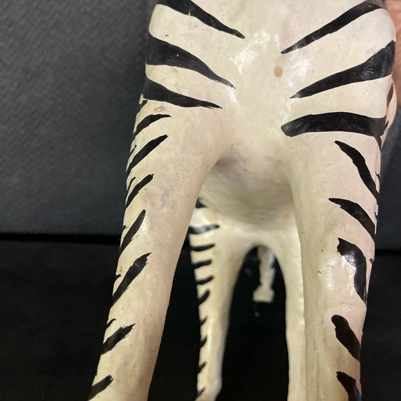 Leather wrapped Zebra - Picture 8 of 9